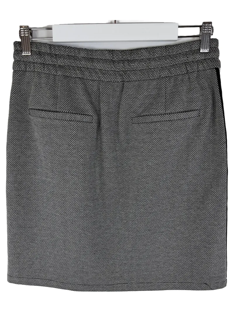 Darling Harbour Damen Sportrock Fischgrät M Grau Freizeit Midirock 2