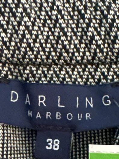 Darling Harbour Damen Sportrock Fischgrät M Grau Freizeit Midirock 6
