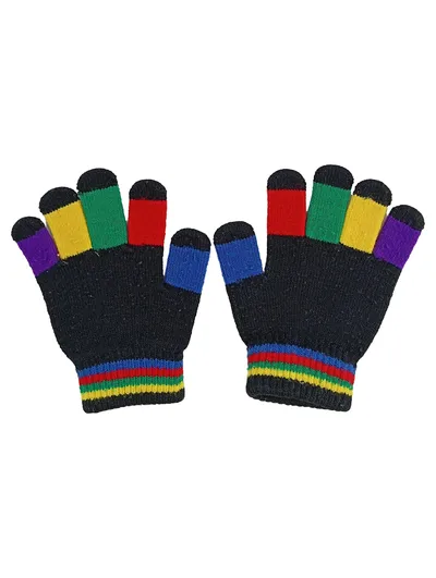 Covalliero Kinder Handschuhe Mehrfarbig Farbenfroh Größe UNI