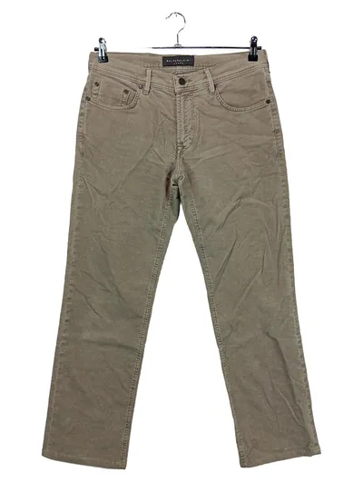 Baldessarini Herren Cordhose W33 Beige 5-Pocket Hose Casual
