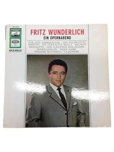 Fritz Wunderlich – Ein Opernabend Vinyl LP Electrola Klassik Oper