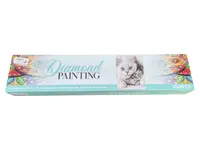 Craft Sensations Diamond Painting Bastelset Katze Mehrfarbig 30x40 CM 1