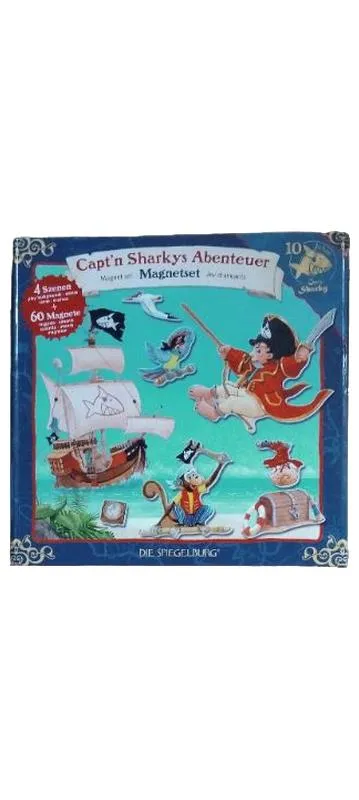 Die Spiegelburg Capt'n Sharky Magnetbausteine Abenteuer Kinder Mehrfarbig