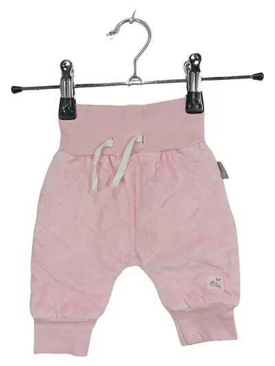 Sigikid Baby Stoffhose Mädchen Gr. 50 Rosa Gesteppt Baumwolle