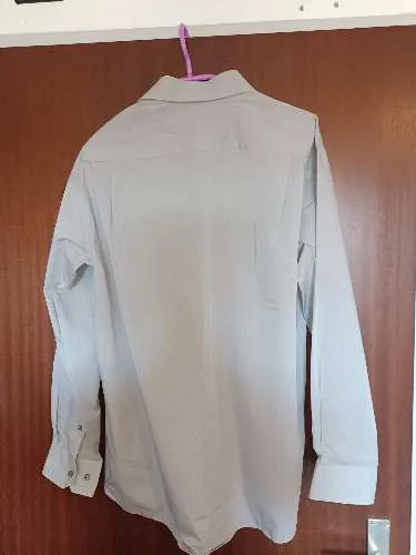 Westbury Herren Business Hemd Langarm Gr. 42 Grau Baumwolle