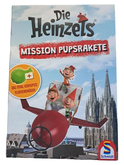 Schmidt Die Heinzels Mission Pupsrakete Geschicklichkeitsspiel Kinder ab 7 Jahre