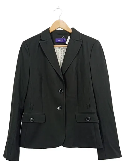 MEXX Blazer Damen Business Büro Jacke Stretch Schwarz Gr. 40 L