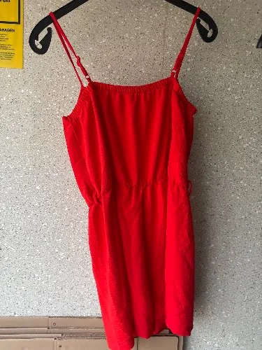 Cache Cache Damen Jumpsuit Rot Gr. 38/M Spaghetti-Träger Casual