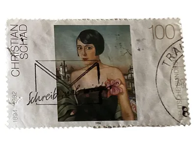 Briefmarke Deutsche Bundespost Christian Schad 1894-1982 100 Pfennig 1994