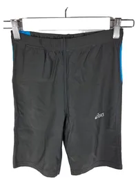ASICS Damen Sport Shorts Laufhose Gr. 36/S Grau Blau Fitness 1
