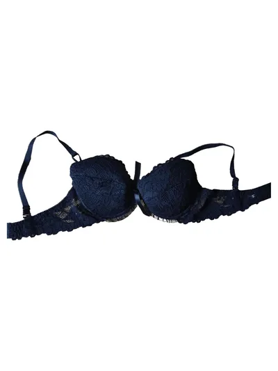 Roza BH Damen 80B Schwarz Feminin Spitze Polyamid Elasthan
