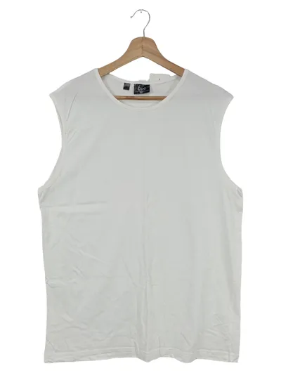 BPC Bonprix Collection Herren Tank Top Unterhemd Weiß Gr. L Baumwolle