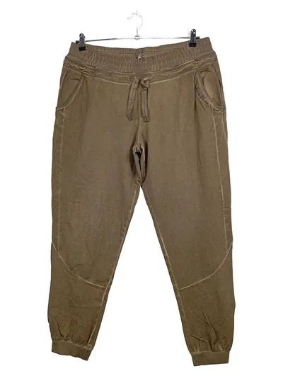 SOCCX Stories Damen Jogginghose Gr. 42/XL Braun Baumwolle Casual Streetwear