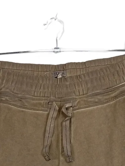 SOCCX Stories Damen Jogginghose Gr. 42/XL Braun Baumwolle Casual Streetwear