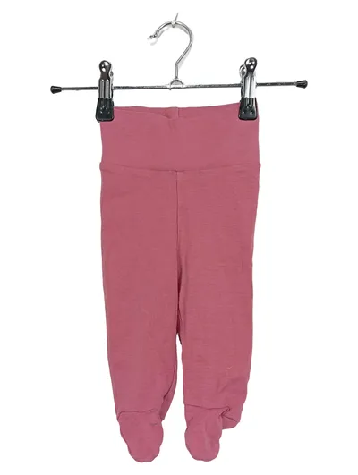 Dopodopo Baby Strumpfhose mit Fuß Gr. 62 Rosa Baumwolle Newborn