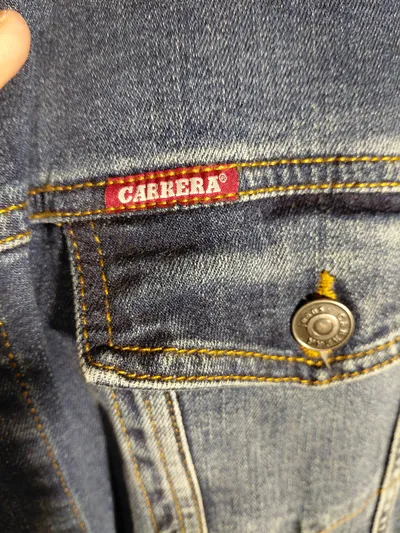 Carrera Jeansjacke Herren 3XL Blau Denim Jacke Übergangsjacke