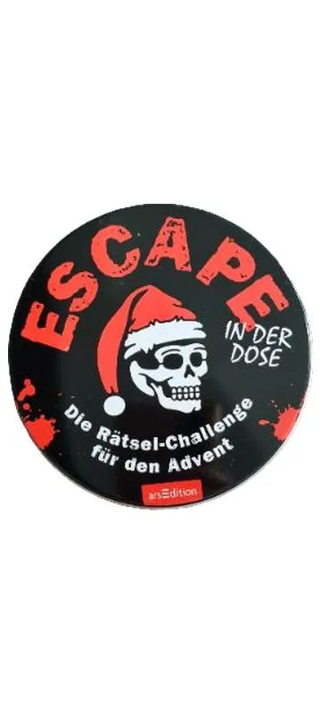 arsEdition Escape in der Dose Rätselspiel Advent Challenge Weihnachten