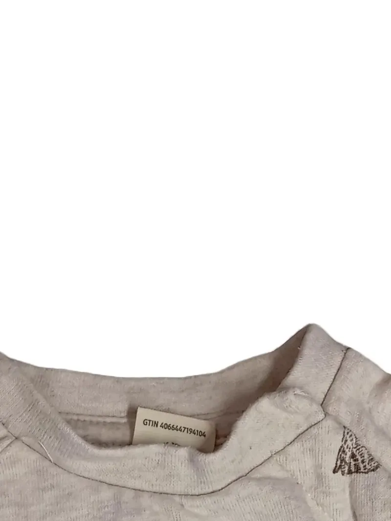 ALANA Baby Langarmshirt Gr. 68 Bärenmuster Beige Organic Cotton 5