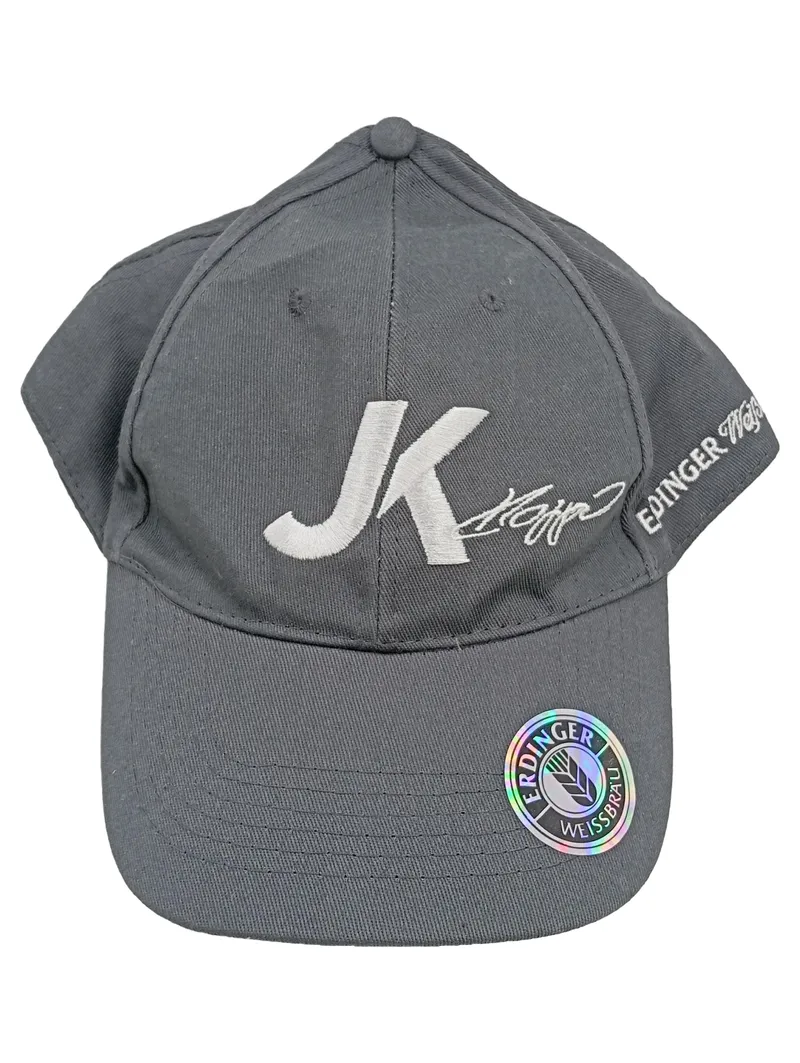 Erdinger Weissbräu JK Fan Basecap Kappe Grau mit Hologramm NEU 1