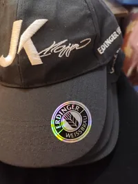 Erdinger Weissbräu JK Fan Basecap Kappe Grau mit Hologramm NEU 2