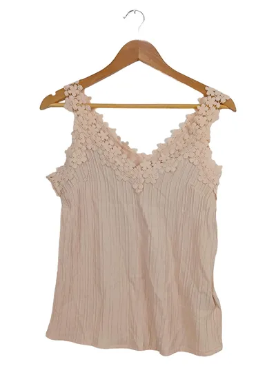 EMERY ROSE Damen Top Rosa Gr. 36/S Romantisch Häkelei