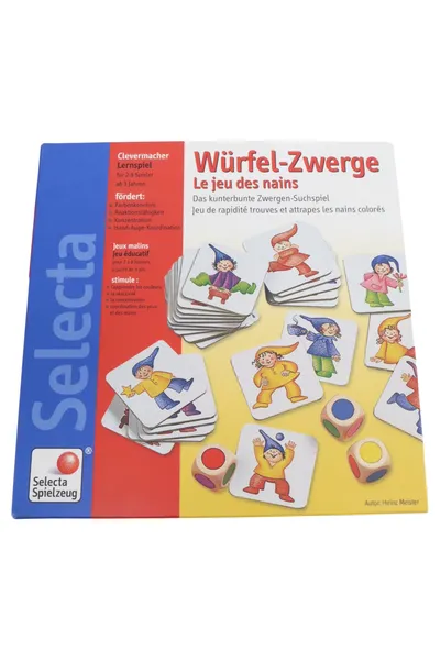 Selecta Würfel-Zwerge Lernspiel Holz Farben ab 3 Jahre Märchen