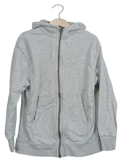 Marks & Spencer Kinder Kapuzenjacke Gr. 134 Grau Casual Sportlich