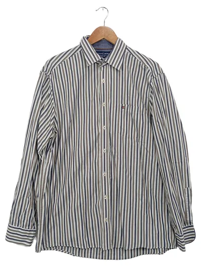 Casa Moda Herren Business Hemd Gr. 41/L Gestreift Baumwolle Easy Care