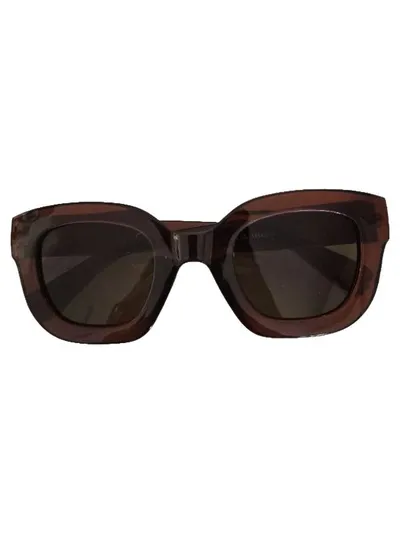 My Little Box Sonnenbrille Damen Retro Klassisch Braun
