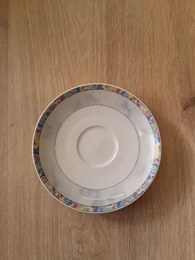 Eschenbach Porzellan Unterteller bunt abstrakt 14,5 cm