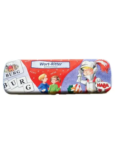 HABA Wort-Ritter Spielesammlung Lernspiel Mittelalter Sprachen lernen ab 6 J.