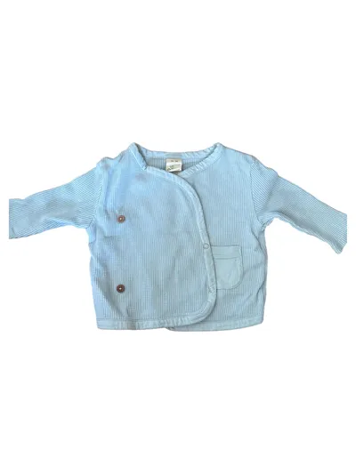 ALANA Baby Strickjacke Gr. 68 Blau Baumwolle Cardigan Kinder