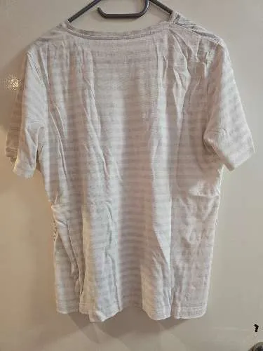 Adagio Damen T-Shirt Gr. 42/XL Weiß Blumenmuster Beach Print