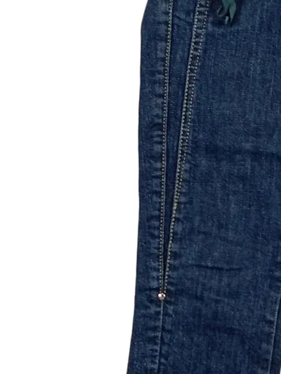 Miss Sixty Damen Jeans Slim Fit Zip Details Blau W24 L30 Baumwolle