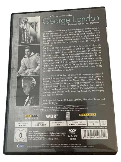 Arthaus Musik George London Between Gods and Demons DVD Dokumentation Oper