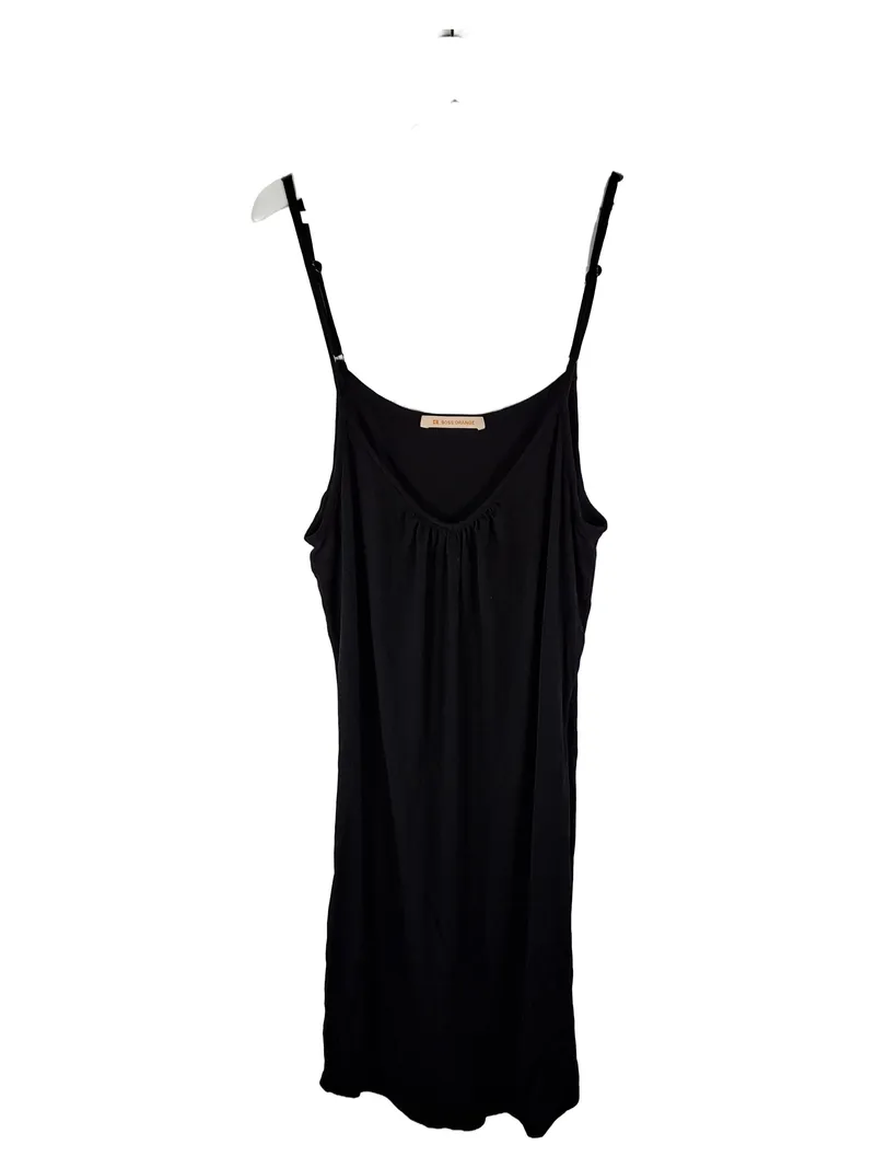 BOSS Orange Damen Trägerkleid Sommerkleid Schwarz Gr. 36/S Viskose 5
