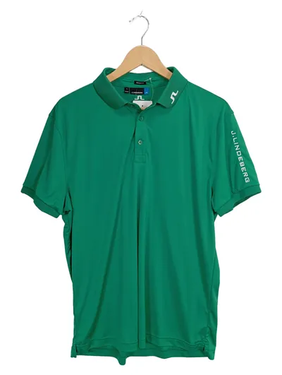 J.Lindeberg Poloshirt Herren XL Grün Golf Sport Regular Fit