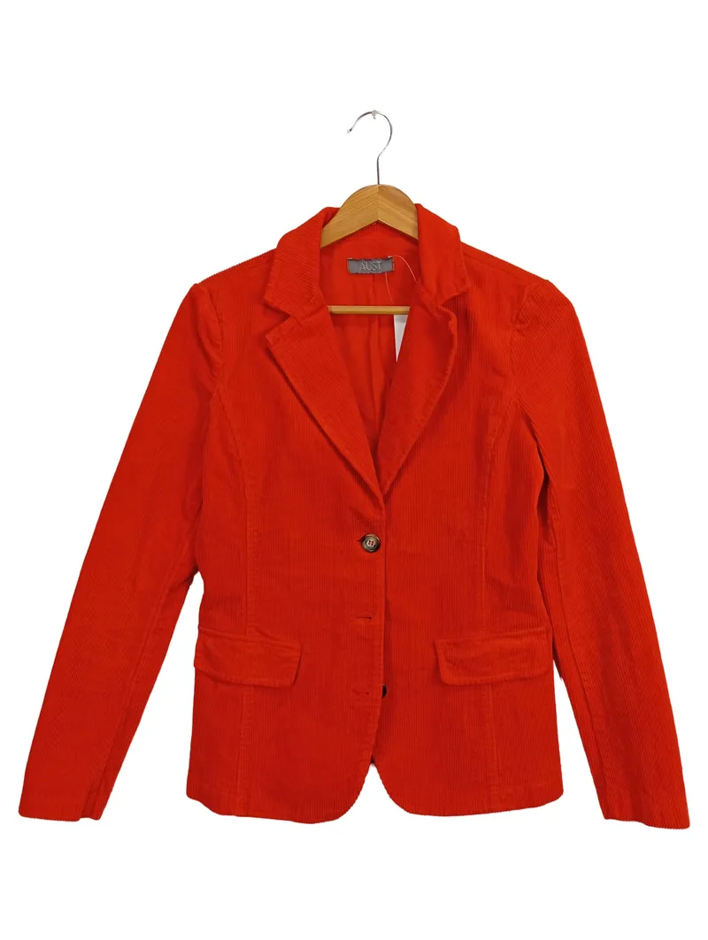 Aust Damen Cordjacke Rot Gr. 36/S Blazer Casual 1