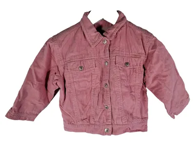 s.Oliver Mädchen Cordjacke Rosa Gr. 80 Baumwolle Casual