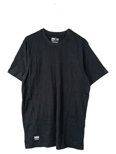 Helly Hansen Workwear T-Shirt Herren Logo Print Schwarz Gr. M Baumwolle