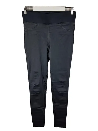 Freequent Damen Stoffhose Schwarz Stretch Elastikbund Gr. M/38