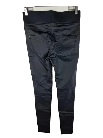 Freequent Damen Stoffhose Schwarz Stretch Elastikbund Gr. M/38