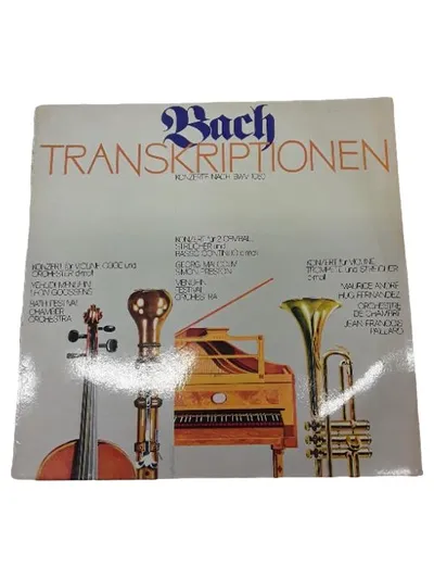 Bach Transkriptionen Vinyl LP Konzerte BWV 1060 Menuhin Festival Orchestra