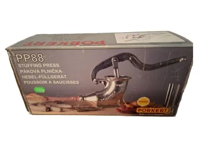 Porkert PP88 Hebel-Füllgerät Wurstfüller Wurstpresse Made in Czech Republic