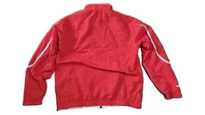 PUMA Trainingsjacke Herren Gr. L Rot Sportjacke Windbreaker