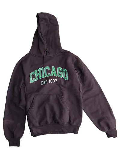 Champion Herren Kapuzenpullover Chicago Hoodie Gr. 46/S Braun