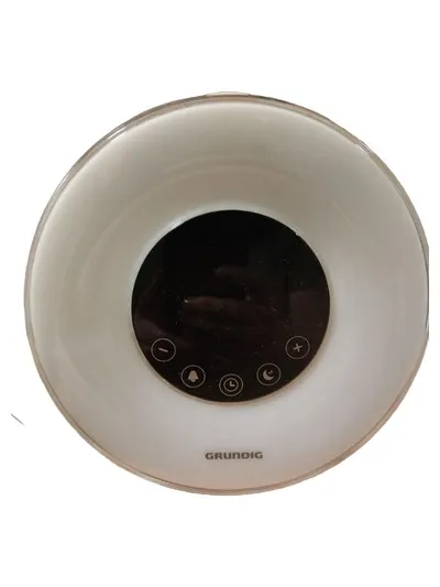Grundig Wake-Up Light FM Radio Lichtwecker Sonnenaufgang Weiß 19 cm