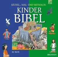 BRUNNEN Rätsel-, Mal- und Mitmach-Kinderbibel Activity Buch Mehrfarbig 1