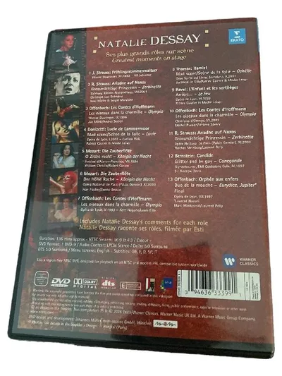 Natalie Dessay DVD Oper Klassik Aufführungen mit Kommentaren Deutsch Französisch