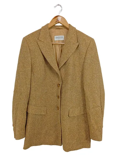 BASLER Damen Blazer Jacke Gr. 38 Beige Business Klassisch Elegant